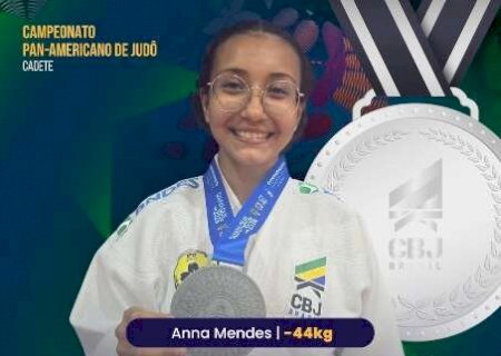 Atleta de MS conquista a medalha de prata no Pan-Americano Cadete de Jud&ocirc;