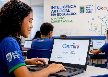 MS aposta em intelig&ecirc;ncia artificial e leva Gemini para alunos da rede p&uacute;blica>