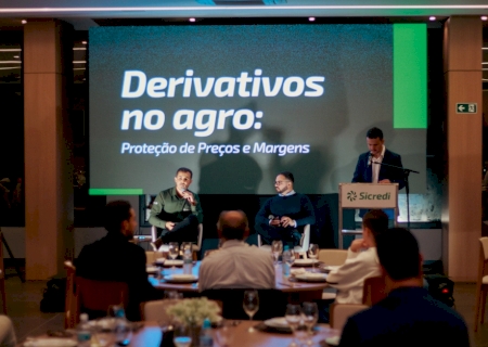 Sicredi Centro-Sul MS/BA promove palestra sobre derivativos no agro para produtores rurais>