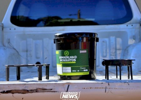 Prefeitura de Dourados instala todas armadilhas contra o Aedes enviadas pelo Ministério da Saúde>