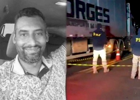 Identificado motorista de caminhão que caiu no Rio Vacaria em Rio Brilhante>