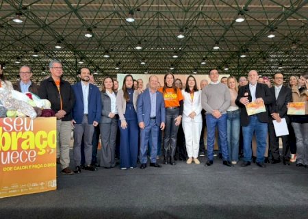 Seu Abraço Aquece arrecada mais de 192 mil peças para 586 instituições de todos os municípios de MS>