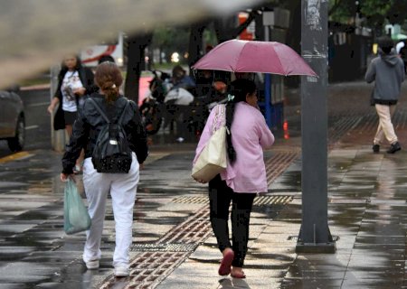 Encontro de frentes frias deve trazer chuva atípica para MS no fim de semana>