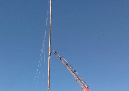 Símbolo da sua maior festa, Jateí antecipa montagem de fogueira gigante>