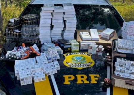 PRF apreende mais de 1.600 medicamentos emagrecedores em Coxim (MS)