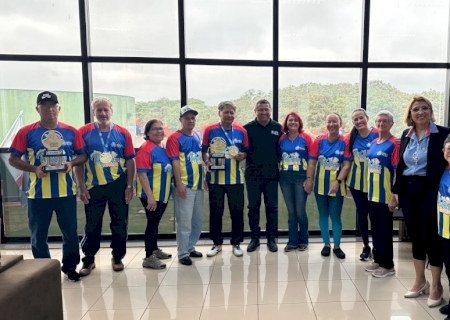 Fátima do Sul se destaca nos Jogos da Melhor Idade e leva orgulho ao município em Três Lagoas>