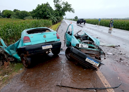 AGORA: acidente com morte entre Fátima do Sul e Dourados na BR-376>