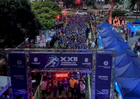 Caarapó vira palco do esporte e reúne multidão na XXII Corrida do Trabalhador