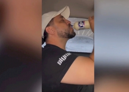 "Era iogurte", brinca campo-grandense que viralizou ao beber detergente>