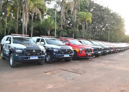 Governo do Estado investe R$ 176 milhões e reforça segurança com 522 novas viaturas, armas e coletes>