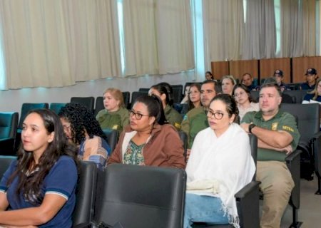 Patrulheiros do Detran de Aquidauana passam por capacitação para intervenção em crises de saúde mental