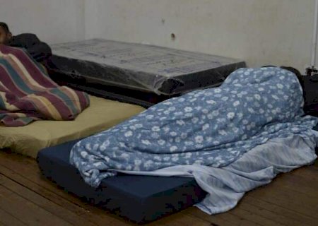 Sensa&ccedil;&atilde;o t&eacute;rmica de -2,9&deg;C leva 80 pessoas ao abrigo; 20 recusam ajuda em Campo Grande