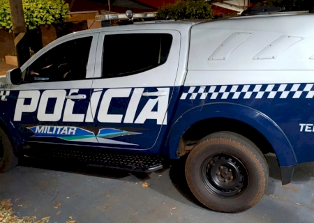 PM de Glória de Dourados prende jovem que agrediu o próprio pai>
