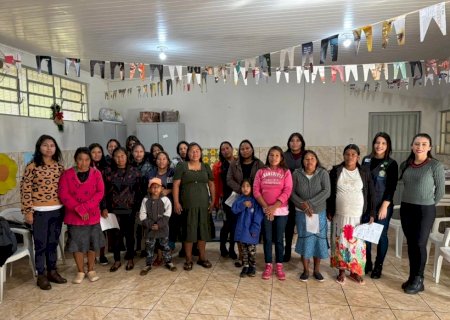 Caarapó: CRAS Indígena realiza atividade do Grupo PAIF para Gestantes em parceria com a SESAI